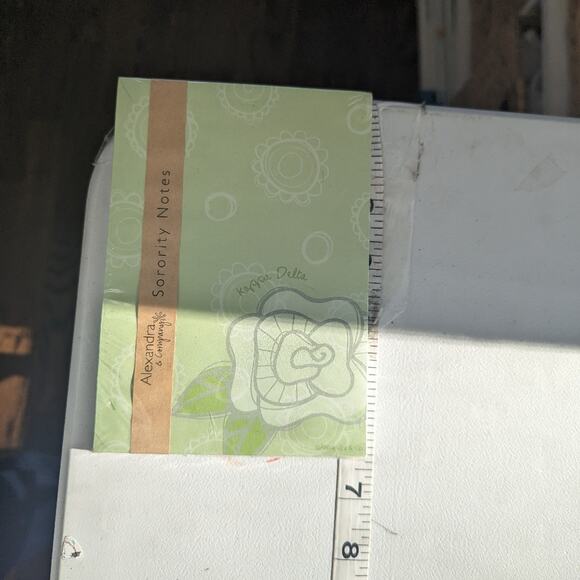 NEW Kappa Delta Notepad Sorority Green Approx 4.5 x 6.5 - Picture 6 of 6